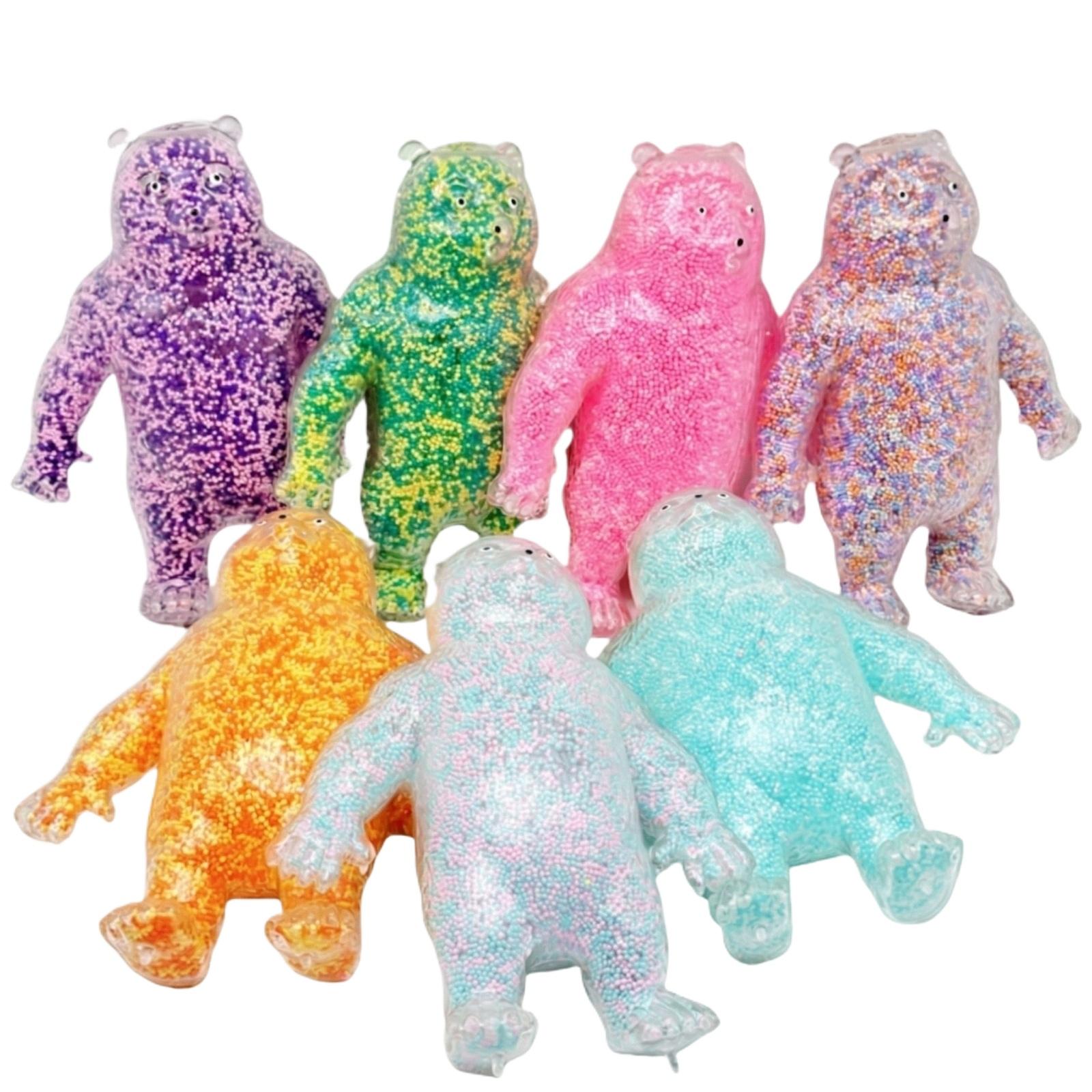 -и-отпускай Мячик для снятия стресса, Креативная медленно- -и-отпускай Игрушка, Пенопластовый Медведь Игрушка для снятия стресса.