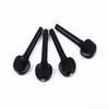 4 Pcs 4/4 Size Ebony Wooden Violin Fiddle Tuning Pegs Replacement Tool