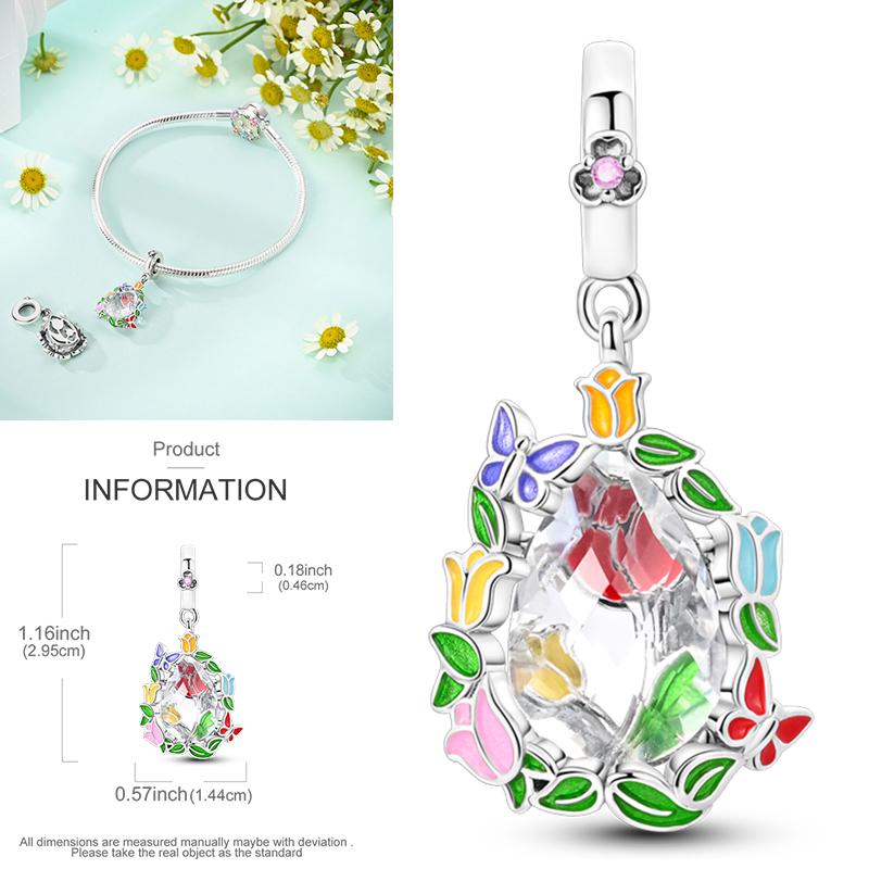 Copper Dragonfly Butterfly Pendant Charms Bead Fit Original Bracelet Bangle Women Jewelry Girl Making Beads