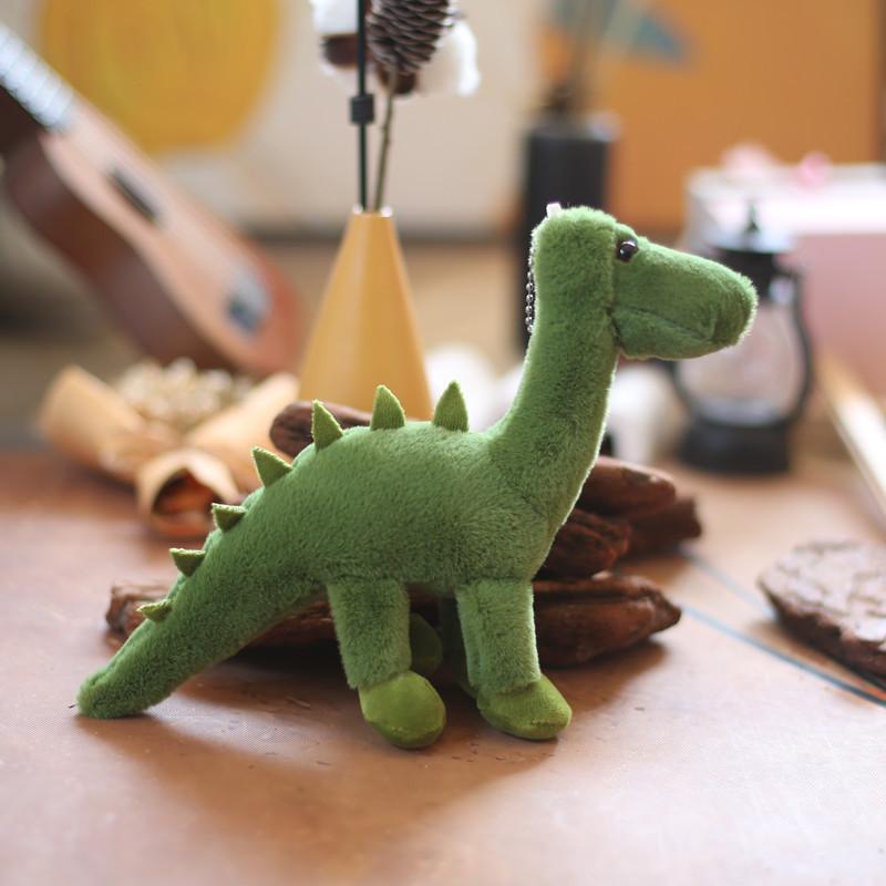 

Мультяшный маленький динозавр кулон плюшевая игрушка кукла милый тираннозавр рекс сумка подвесной брелок кукла 17cm