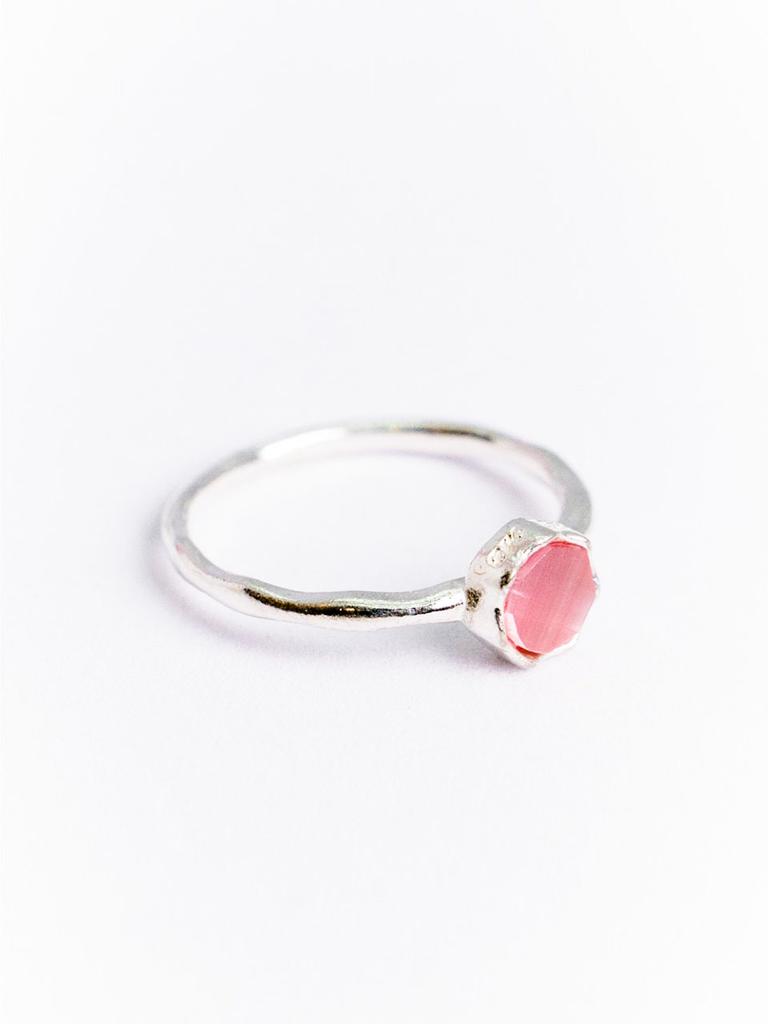 Harang Hr 169R_Pink Cats Eye Ring(Round)