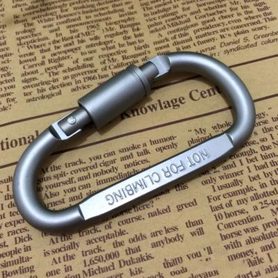 Carabinier de înaltă calitate, rezistent la uzură, aliaj de aluminiu, cârlige de blocare cu cataramă multifuncțională