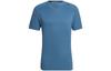 HIIT T Shirts Men's Dark Blue Crew Neck Moderate Straight Fit HU0112