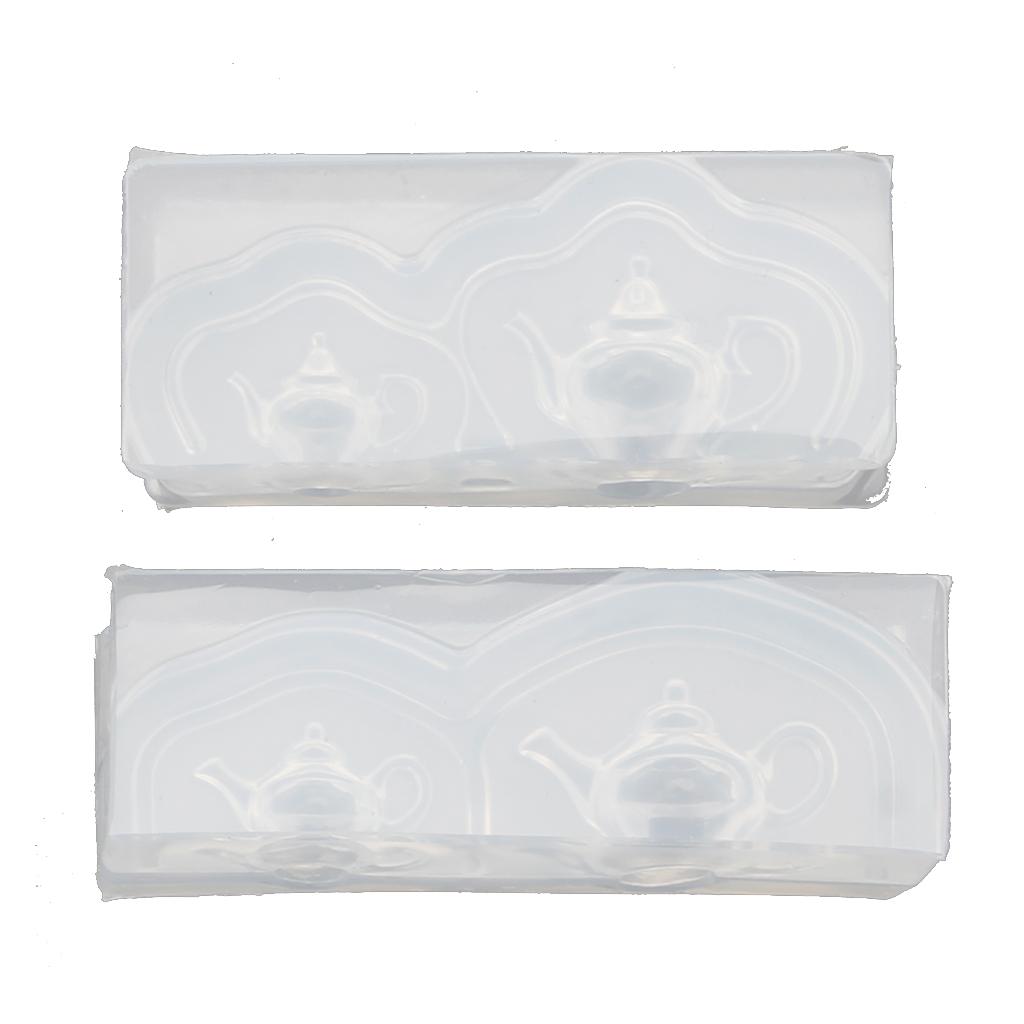 DIY Mini Teapot Resin-Molds Silicone-Molds for Children Epoxy Resin Casting
