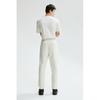 H M sliM Fit Twill Jogger Pants creaM