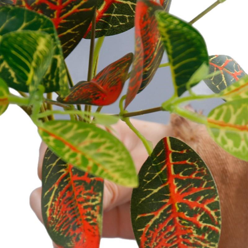 Color-Changing Green Radish Leaves for Home & Garden Decoration – Artificial Long-Lasting Wall Plants for Photography