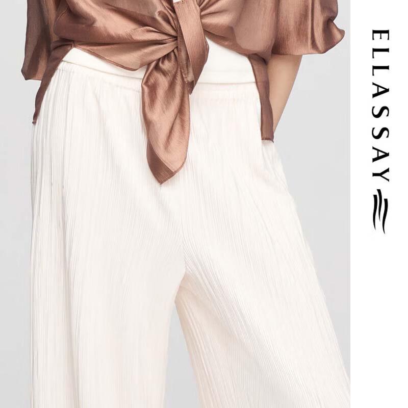 ELLASSAY Women's Versatile Lightweight Straight-Leg Trousers