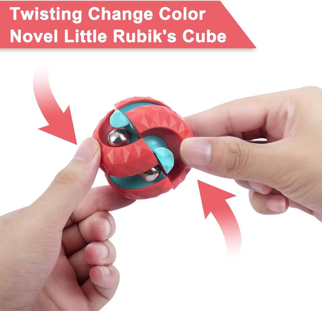 Orbit Ball Toy, Fidget Cubes Top Spinning Toy, as Stress Relief Gifts & Creative Decompression Toys