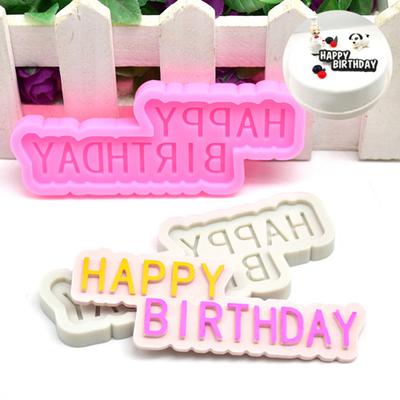 English Letter Mold Time-saving Non-stick Happy Birthday Cake Mold Baking Tool Cake Shop