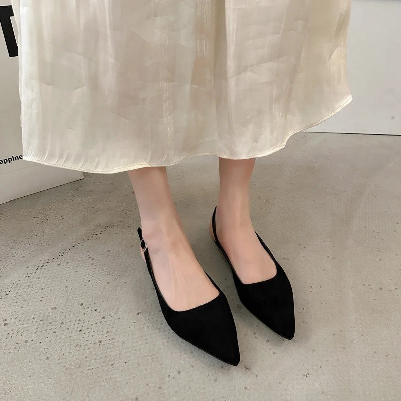 Fashion Women Sandals 2025 New Slingbacks Women High Heels Classics Fashion Sexy Dress Sandals Pointed Toe Solid Color Shoes Women