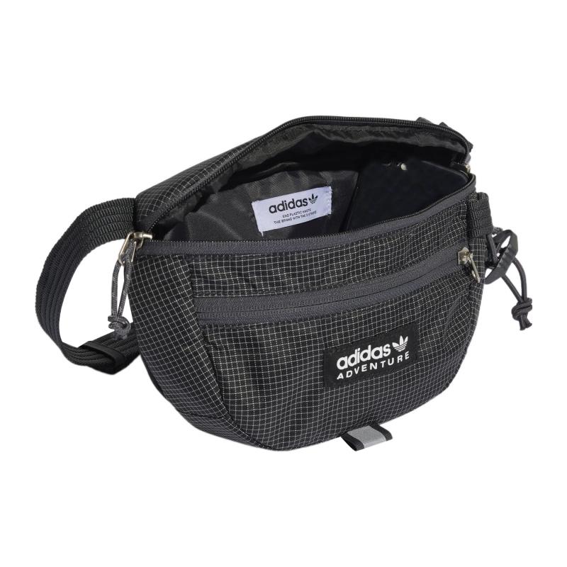 adidas Originals Polyester Wrist Bag Fanny Pack Regular Unisex Pure Black Adidas HL6732