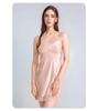 Silk Pajama Dress & Robe Set: 100% Mulberry Silk Two-Piece Camisole Dress with Morning Robe