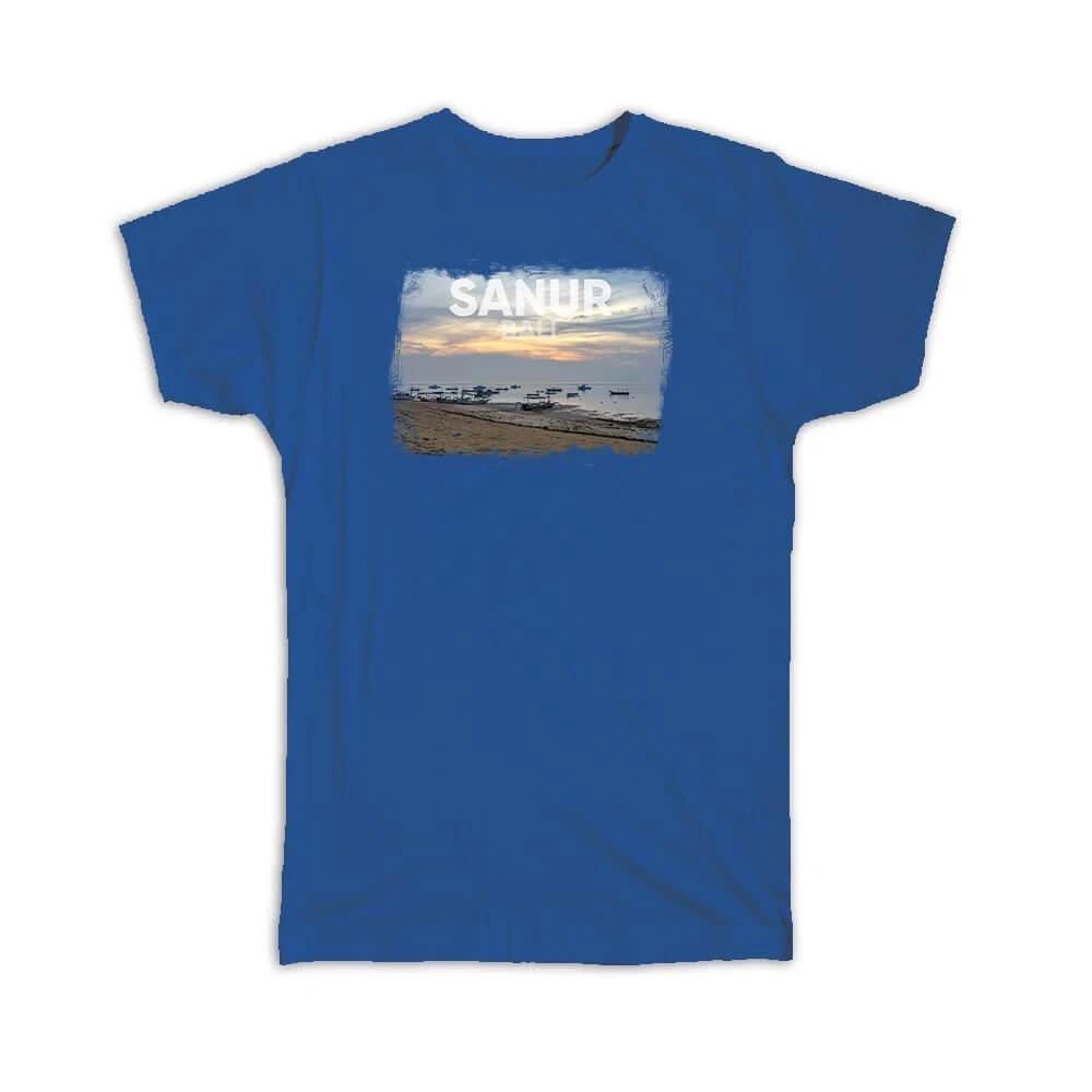 Gift T-Shirt : Sunset Sanur Bali Indonesia Boats 3XL