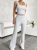 Diyun Women's 2024 Spring/Summer Casual Slim-fit Tank Top & Long Pants Set - European & American Style