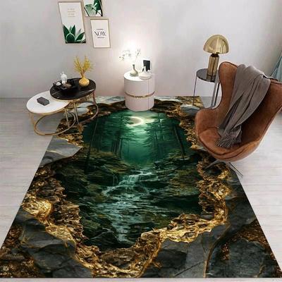 Sceneria Jaskini 3D Sceneria Oceanu Mata Podłogowa Salon Sypialnia Kuchnia Łazienka Dekoracja Domu Prezenty Dywany Plaży Pokój Dekoracja Domu