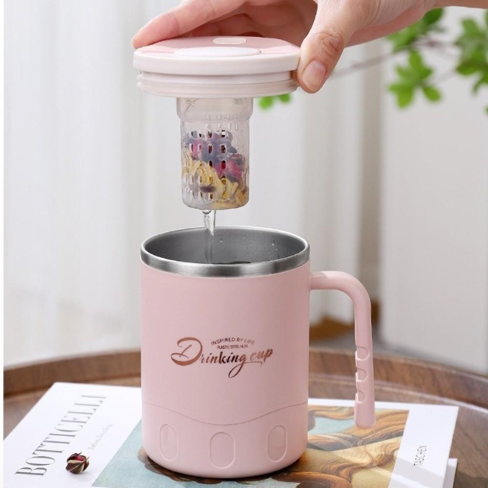 Heat-resistant Milk Coffee Cup 580ml Thermal Mug Portable Insulated Mug  Water Cup