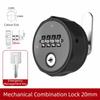 Weatherproof Drawer Lock 4-Digit Combination Security Door Bolt  For Gym School Locker
