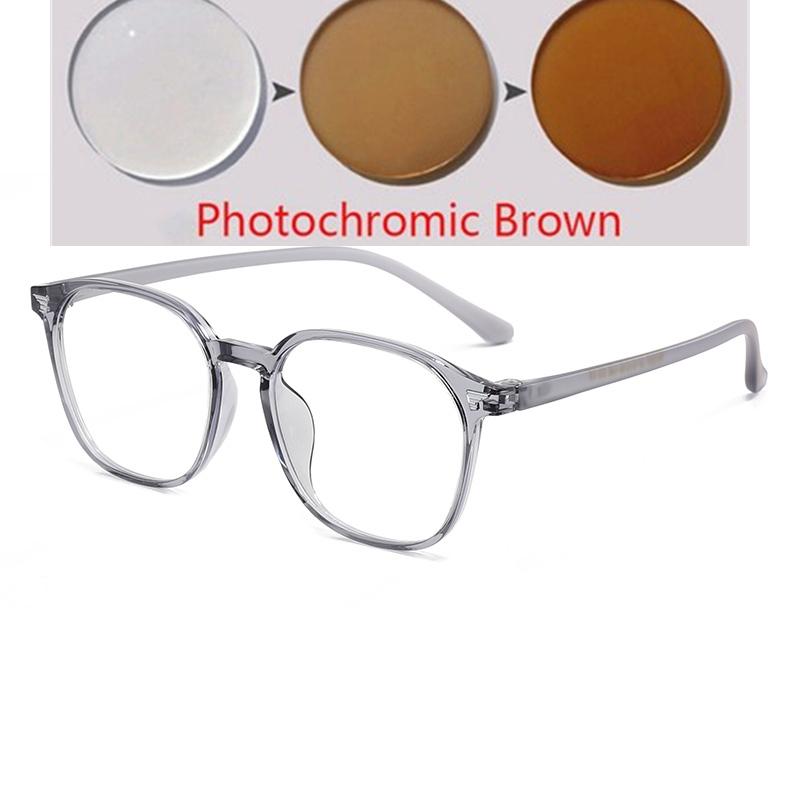 0 -0.5 -0.75 To -6.0 Polygon Nearsighted Glasses For Women  Blue Light Blocking Student Shortsighted Prescription Eyeglasses