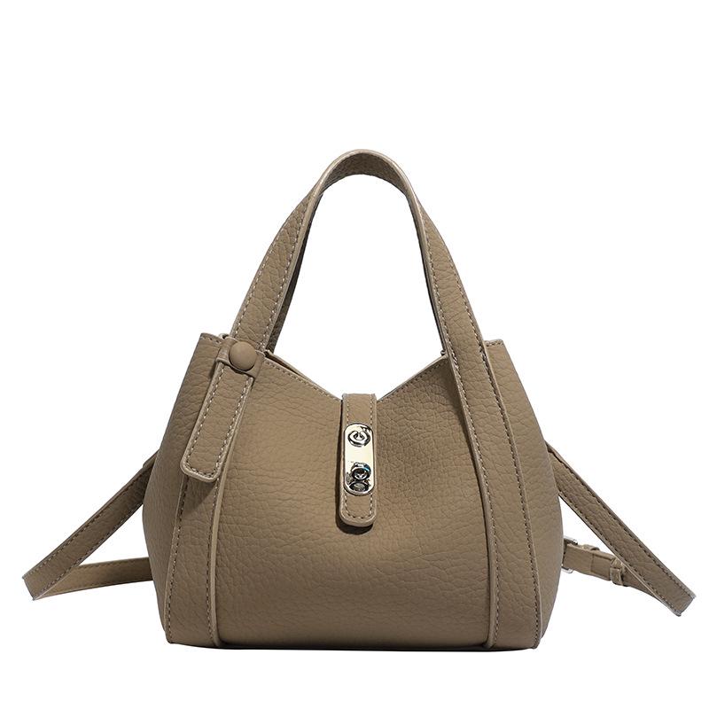 Retro Stylish Versatile Bucket Tote Bag - Casual Crossbody Shoulder Basket