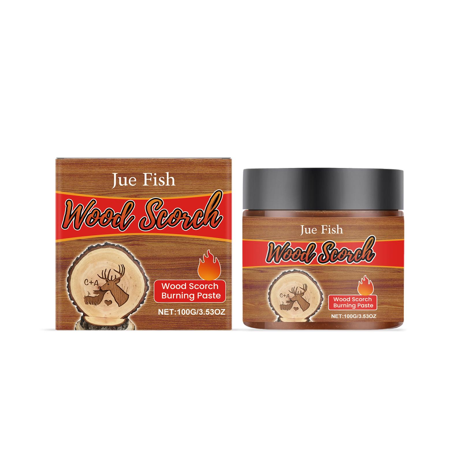 

Wood Scorch Burning Paste DIY Pyrography Handmade Personalization Stimulate Creativity Interesting Combustion Effect Unique Gift