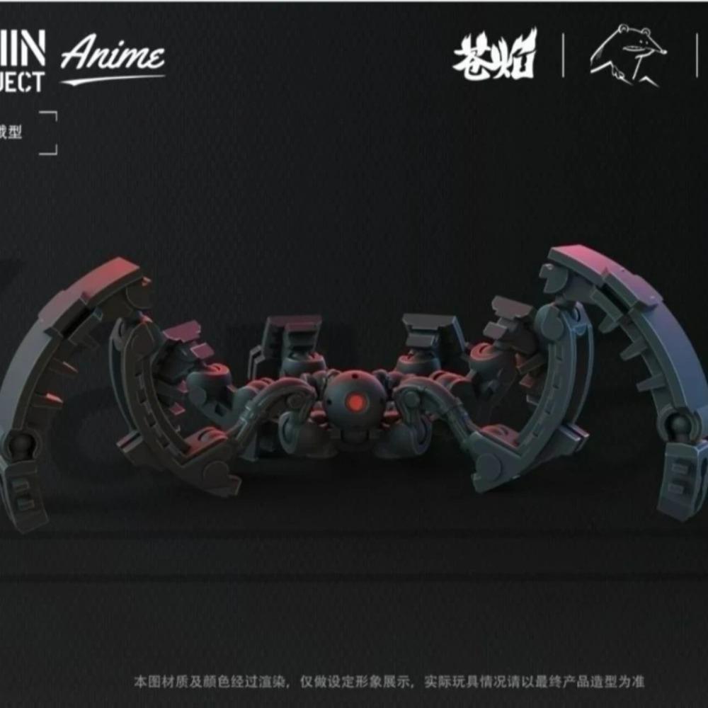 Sheik Mainland Proyecto 3MIN A KAPKAN | Modelo Mecánico Articulado para Construir Robot Tipo Araña Figuras de Acción Coleccionables Juguete Regalos