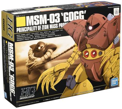BANDAI SPIRITS HGUC Mobile Suit Gundam Gogg Scale Plastic Model Kit MSM-03 1/144 Pre-Colored