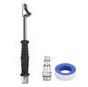 Metal Dual Head Air Chuck 1/4" FNPT Straight Foot Lock On Truck RV Tire Inflate Chuck For American Standard Tire Valves Accessor