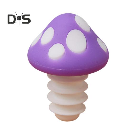 Silikonové zátky na láhve na víno Láhev ve tvaru houby Konzervátor čerstvosti korku na víno Netěsnost do kuchyně Gadget