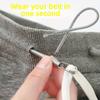 DIY Nähzubehör Biegsame Feder Kordelzug Einfädler Clip Hosen Kapuzenpullover Gummiband Spitze Kordel Flexibler Kordelzug Faden