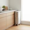 Wet Dry Separation Trash Bin With Wheels Slim Multi-Compartment Garbage Can