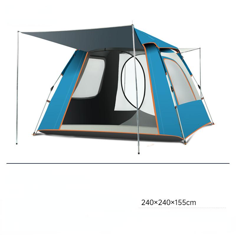 5-8 Person Outdoor Automatic Quick Open Tent Rainfly Waterproof Camping Tent Family Outdoor Instant Setup Tent with Carring Bag