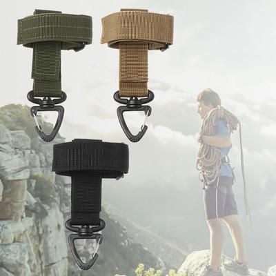 Adjustable Anti-lost Nylon Rope Storage Hanging Buckle Climbing Glove Hook