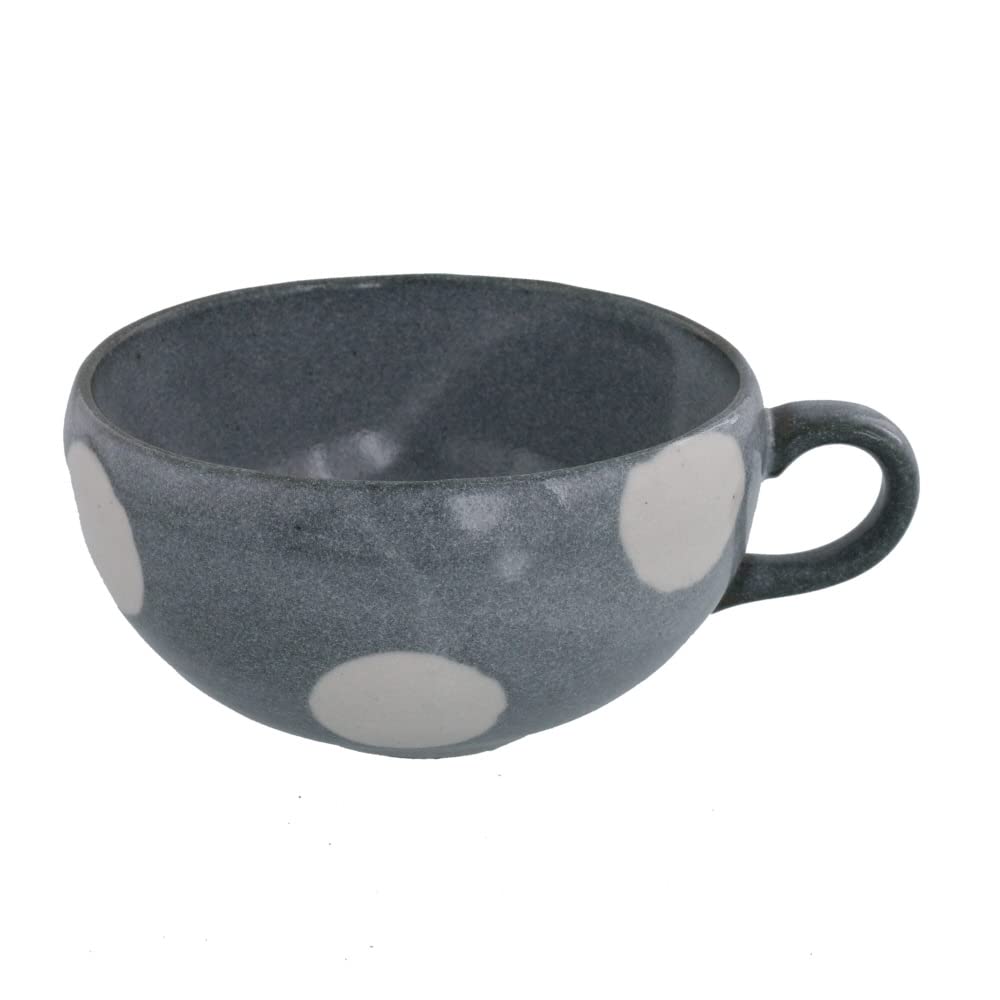 EAST table Soup Polka Dot Gray Cup, 390cc, Design,