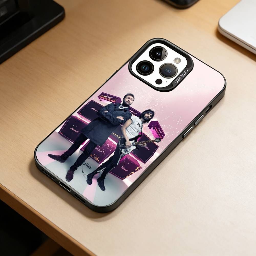 KK-Kasabian  Phone Case For iPhone 17,16,15,14,13,12,11 Plus,Pro Max,XS,Colorful Silver Black Cover