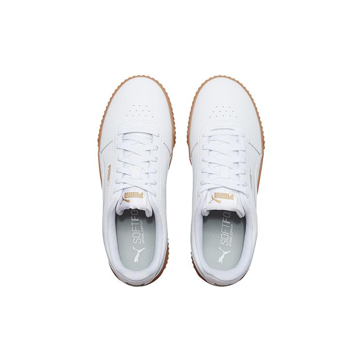 New PUMA Carina Leather 'White Gum' Women's 370325-07