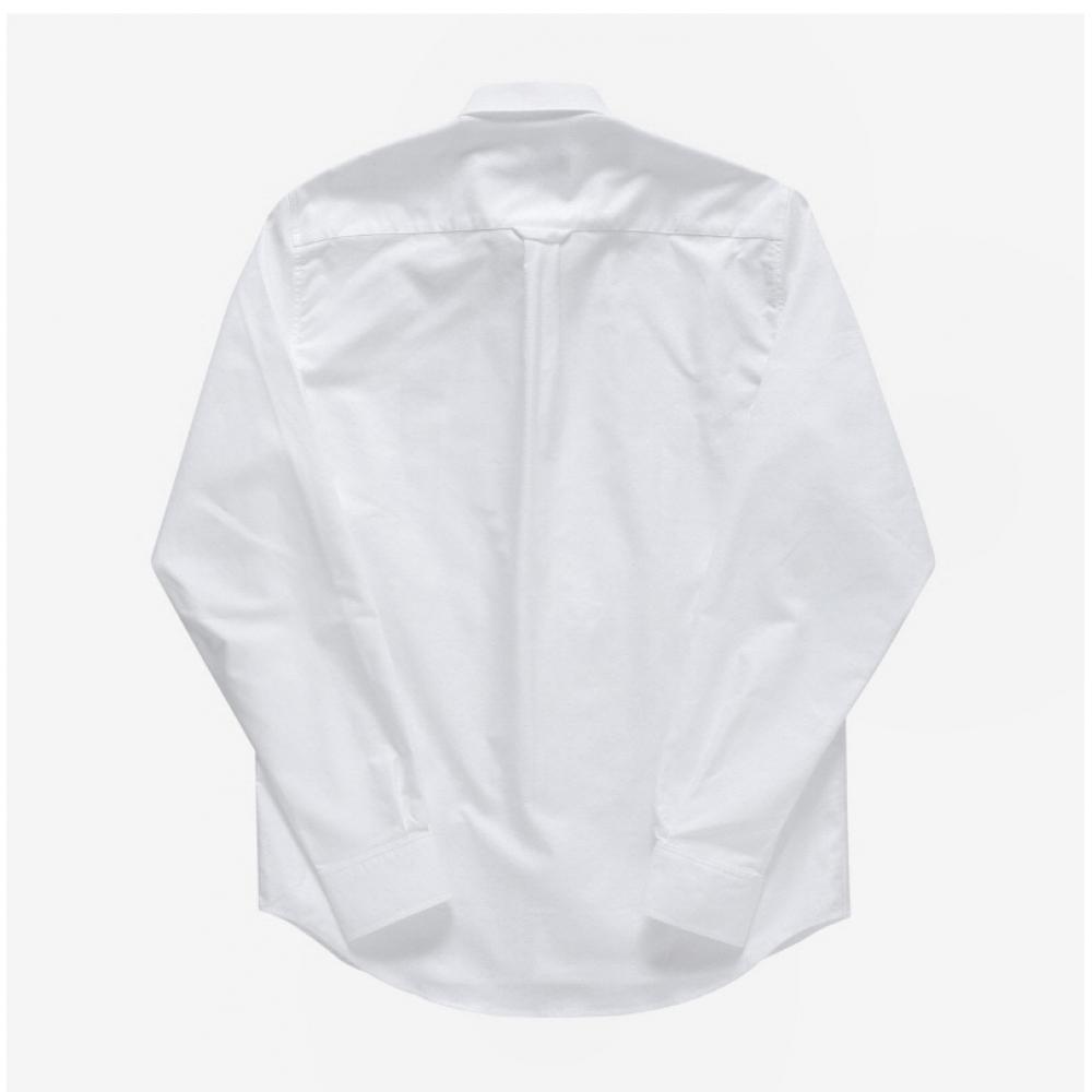 Maison Kitsune Km00488wc2010 P100 Dressed Fox Patch Mens Shirt