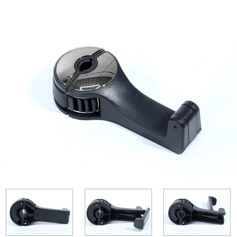 Autositz Handyhalter Haken 2-in-1 Multifunktionaler Rückenlehnenhaken Auto Innenraum Sitz Multifunktionaler Verstellbarer Haken Zubehör