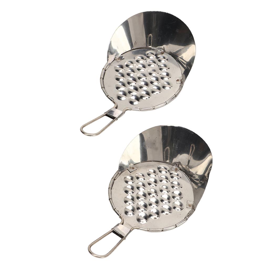 2pcs Jelly Scraping Scraper Multipurpose Manual Stainless Steel Jelly Scraping Tool for Home