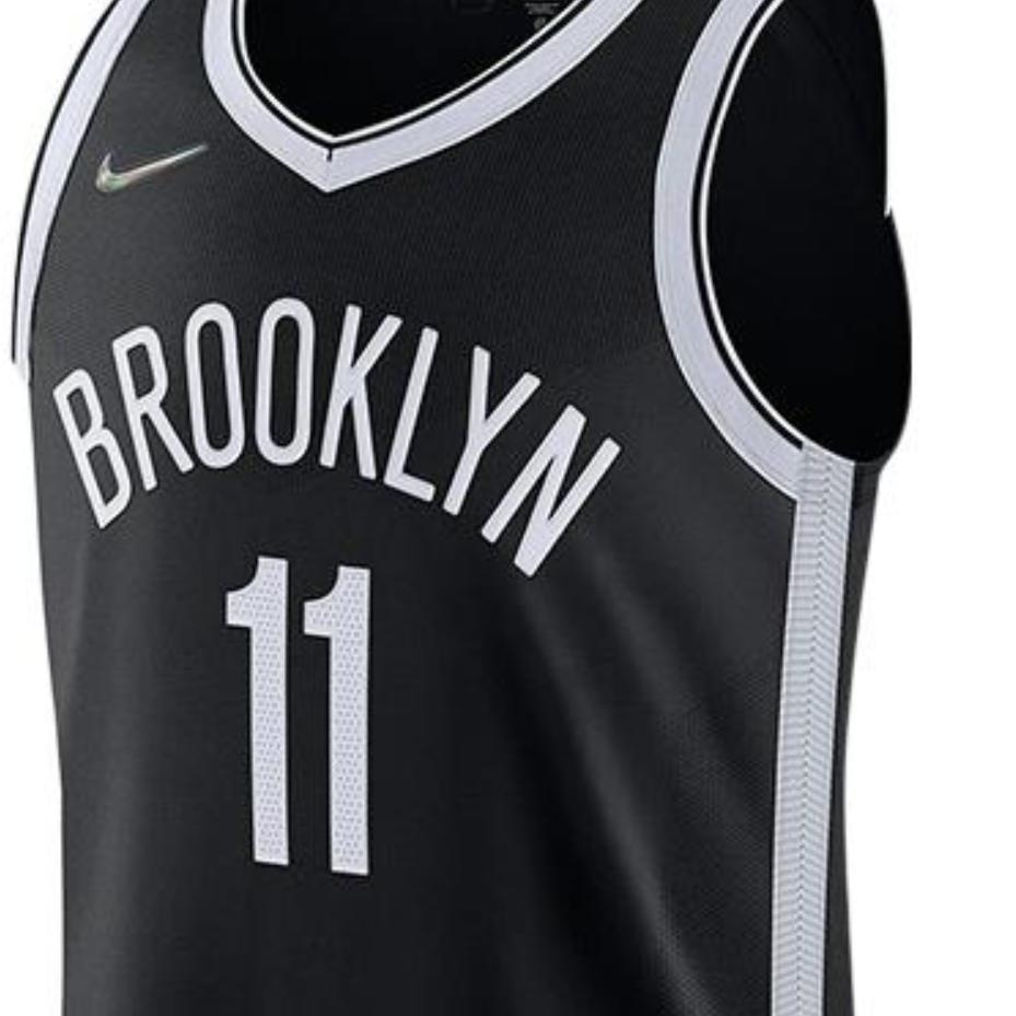 Nike NBA Brooklyn Nets Kyrie Irving Player Edition Retro Breathable Basketball Jersey Men Jersey Black DB3305-011