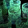 Kubagasaya Ryukyu Glass Ryukyu Glass Rocks Glass with Fluorite Okinawa Souvenir Firefly Coral Glass Water Luminous Glowing