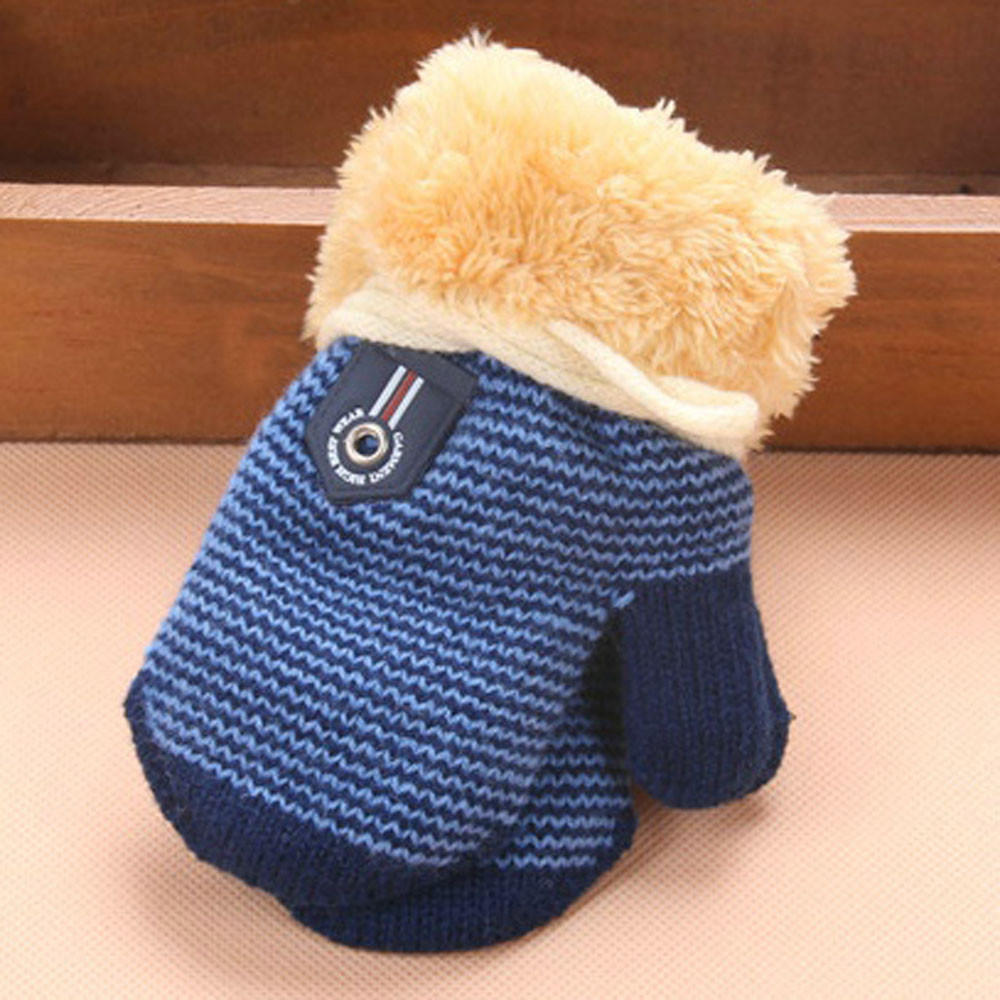 Niedliche Verdicken Heiße Kleinkind Baby Mädchen Jungen Winter Warme Handschuhe