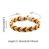 Ethnic Style Bracelet Handmade Braided Rope Stylish Adjustable Bangles Handwoven for