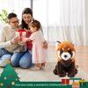 1PC Simulation Red Panda Plush Doll, Super Soft Cute Animal Doll, Children's Gift Birthday Christmas Gift