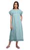 Moomaya Women's Short Sleeve Nightdress For Ladies Solid Cotton Nightwear