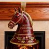 Christmas Ornaments Seasonal Decor Festive Keepsake Handmade 3D Horses Bells For Friends Family Holiday Indoor Outdoor Wall