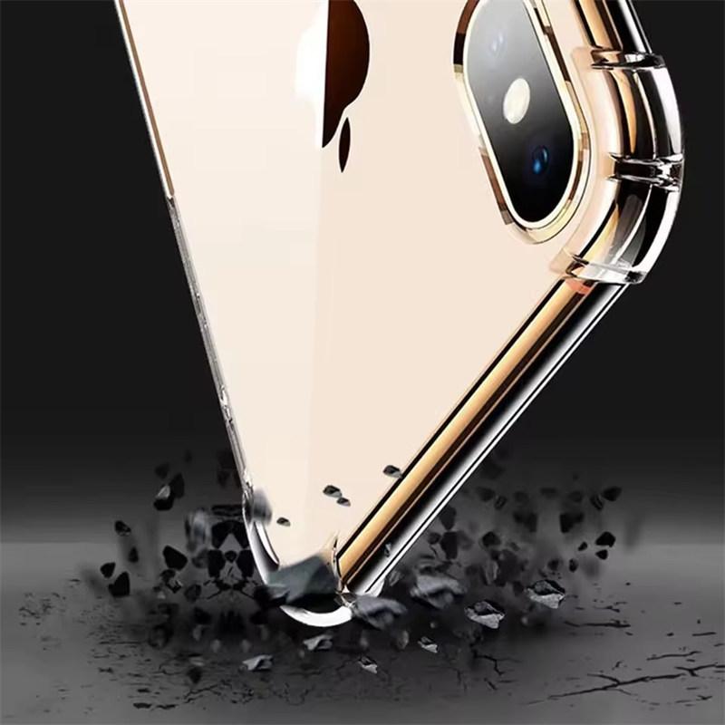 Shockproof Soft Case For iPhone 17 Air 16E 15 14 13 12 11 X XR 7/8 Ultra Thin Silicone Transparent Clear Back Cover For iPhone17 17Pro Max Slim Shell