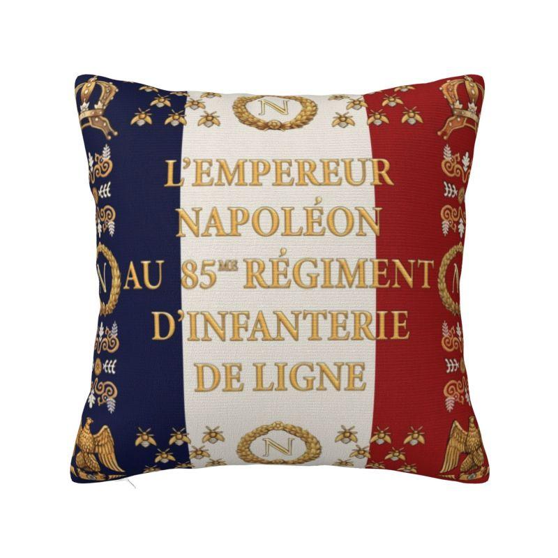 Huse de pernă Royal Standard Napoleon Franța Steag Stema Imperiului Francez Catifea Modernă Husă de pernă Decor pentru casă