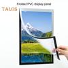 A5/A6 Magnetic Sign Holder Wall Mounted Self-Adhesive Photo Display Frame Transparent PVC Picture Document Paper Poster Artwork Painting Holder