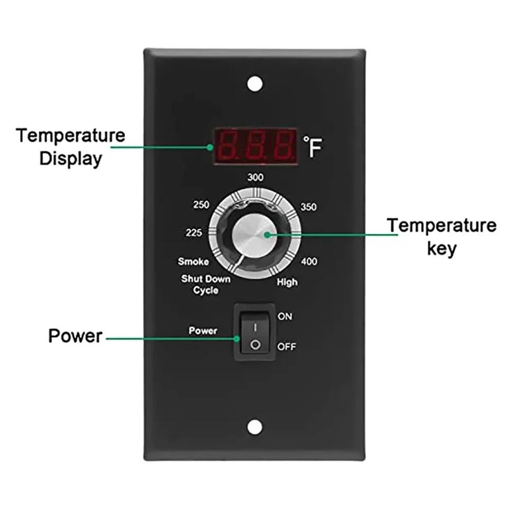 FOR ZGRILLS 9017 V1 Pellet Grill Digital Thermostat Control Unit Replacement Digital Temperature Control LED Display Accessories