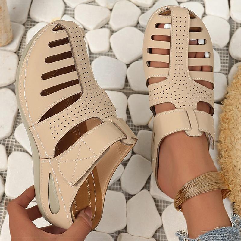 Sandales à talons pour femmes Sandales à enfiler Chaussures compensées d'été Pantoufles pour femmes Sandales à talons Compensées Zapatos Mujer Chaussures d'été